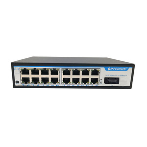 <strong>Ethernet</strong> switch 16 port FTTH data transmit <strong>Ethernet</strong> switch 16 port 10/100/1000 LAN + 1 port Gig Fiber switch network - Product Image 3