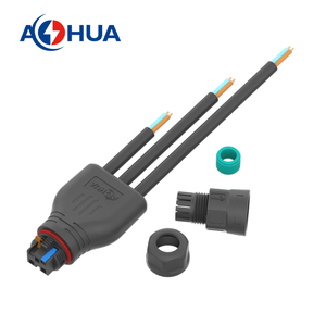 15A Quick Lock Connector M20 3PIN Led Lighting Driver Cable 3Pin Assembly Y <strong>Splitter</strong> <strong>1</strong> <strong>Input</strong> <strong>3</strong> <strong>Output</strong> Led Wire Harness - Product Image 3