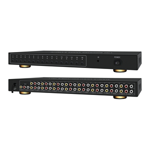 16-<strong>Input</strong> <strong>1</strong>-<strong>Output</strong> <strong>Video</strong> Audio <strong>Switch</strong> with Remote Control AV16x1 Chip Switching <strong>Video</strong> Splitters &amp; Converters - Product Image 6