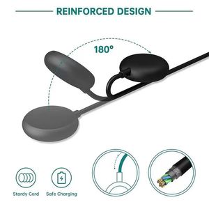 <strong>Google</strong> Pixel Watch Charger 15W Magnetic Base Wireless Charging Cable with QC2.0 5V/3A <strong>Output</strong> for Type-C Port 9V/2A <strong>Input</strong>