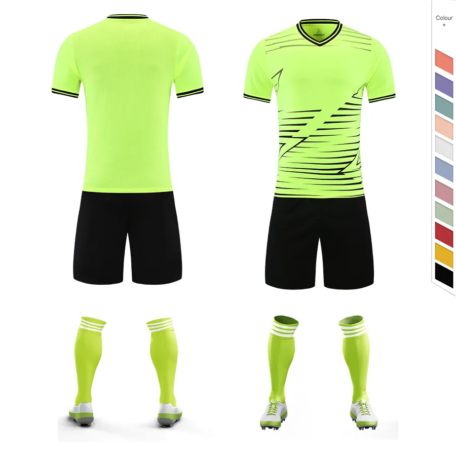 Ropa deportiva personalizada al mejor precio, camiseta de manga corta, conjunto de pantalones cortos, ropa de equipo, camiseta de fútbol, uniformes de fútbol personalizados