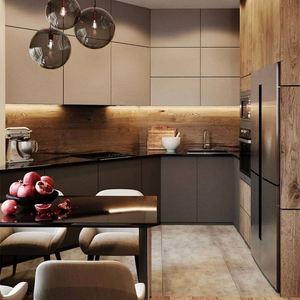 Tủ Bếp Màu Xám Realgres Mahogany Tủ Bếp <span class=keywords><strong>Coventry</strong></span> Tủ Bếp Màu Be Bộ Đồ Nội Thất - Product Image 6