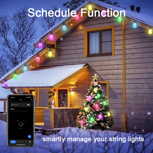 Intelligente LED-Lichterketten IP65 Wasserdichte Weihnachts dekoration im Freien mit Wifi-Steuerung für die Weihnachts beleuchtung - Product Image 6