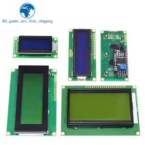 TZT LCD-Modul Blau Grüner Bildschirm Für Arduino 0802 1602 2004 12864 LCD-Zeichen UNO R3 Mega2560 Display PCF8574T IIC I2C-Anschluss