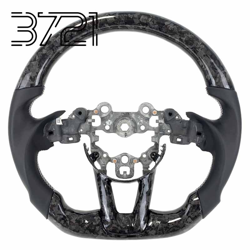 Black forging+perforated leather