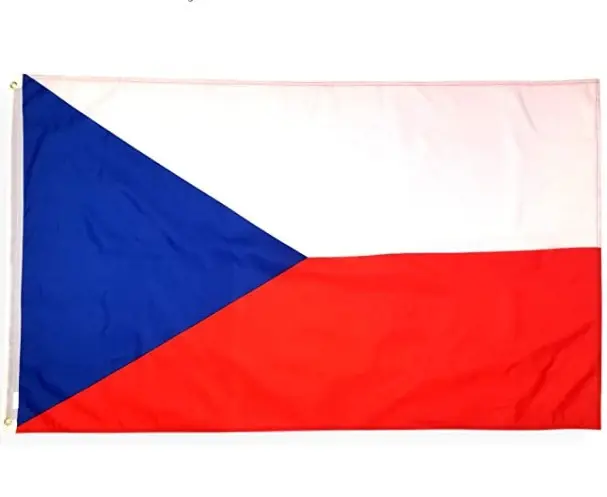 Nx 2024 Juego de fútbol mundial Banderas nacionales de diferentes países Bandera NACIONAL DE LA República Checa