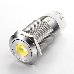 Interrupteur à bouton poussoir <span class=keywords><strong>LED</strong></span> Haute luminosité 3V 5V 12V 24V <span class=keywords><strong>LED</strong></span> Bouton poussoir lumineux multicolore - Product Image 5
