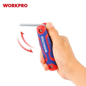 WORKPRO <strong>8PC</strong> Metric Folding <strong>Hex</strong> <strong>Key</strong> Set Fastening Tool Chrome-vanadium Steel Allen Wrench Set <strong>Hex</strong> <strong>Key</strong> - Product Image 4