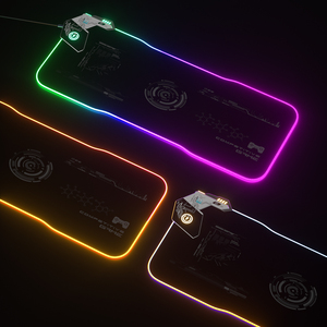 Oyun Mouse Pad fare Mat RGB Led ışık ve kablosuz şarj için standart oyun masa/oyun severler - Product Image 5