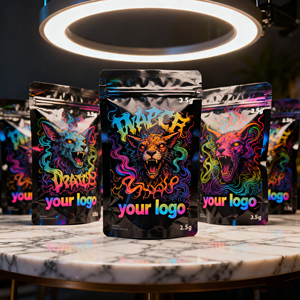 ถุงไมลาร์แบบมีซิปล็อคพิมพ์ลายตามสั่ง ขนาด 3.5 กรัม ป้องกันกลิ่น พร้อมกล่อง - Product Image 2