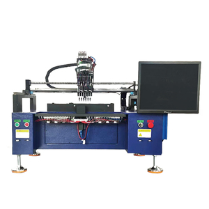 Küçük ve orta ölçekli PCB üretim elektroniği yakala ve yerleştir makinesi için 6 kafalı otomatik tezgah üstü SMT üretim makineleri - Product Image 1