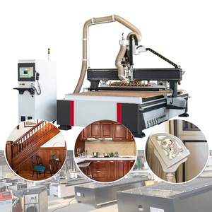 1530 Lineal Atc Automático Madera CNC Router Cambio con Controlador Syntec 3D Carpintería Router MDF Puerta Gabinete Muebles