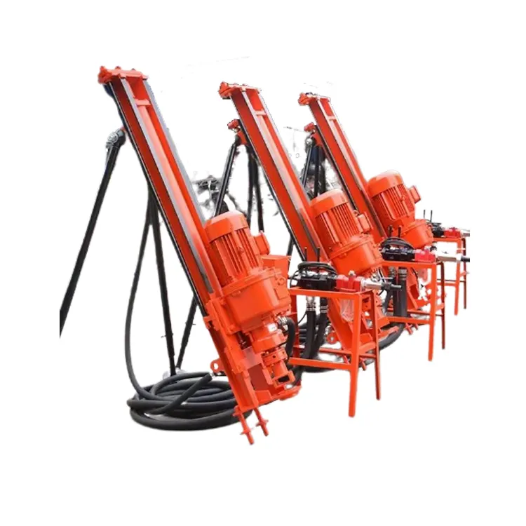 YQ120 Electric pneumatic DTH drilling rig Down the hole hammer drill machine blasthole drilling rig