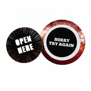 One Window Pull Tab Karten Round Pull Tab Tickets Voll farbdruck Pull Tab Ticket