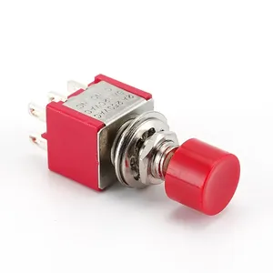 6 Pin C-NO-NC 6mm Mini Momentary Automatic Return <strong>Push</strong> <strong>Button</strong> <strong>Switch</strong> 2A 250VAC/5A 120VAC Toggle <strong>Switches</strong> DS-622 - Product Image 6