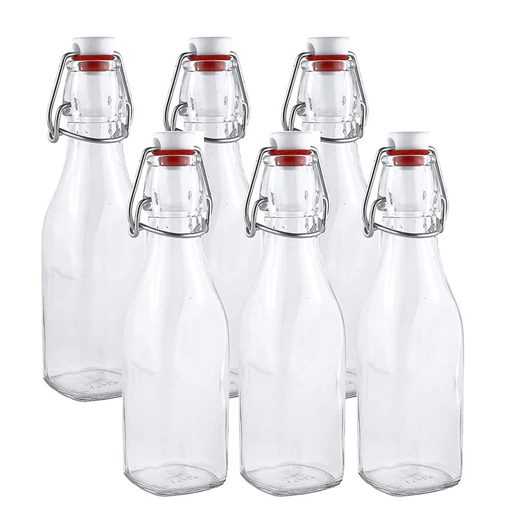 Bouteille en verre top swing