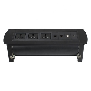 会议会议室旋转电源数据翻转桌面插座 - Product Image 1