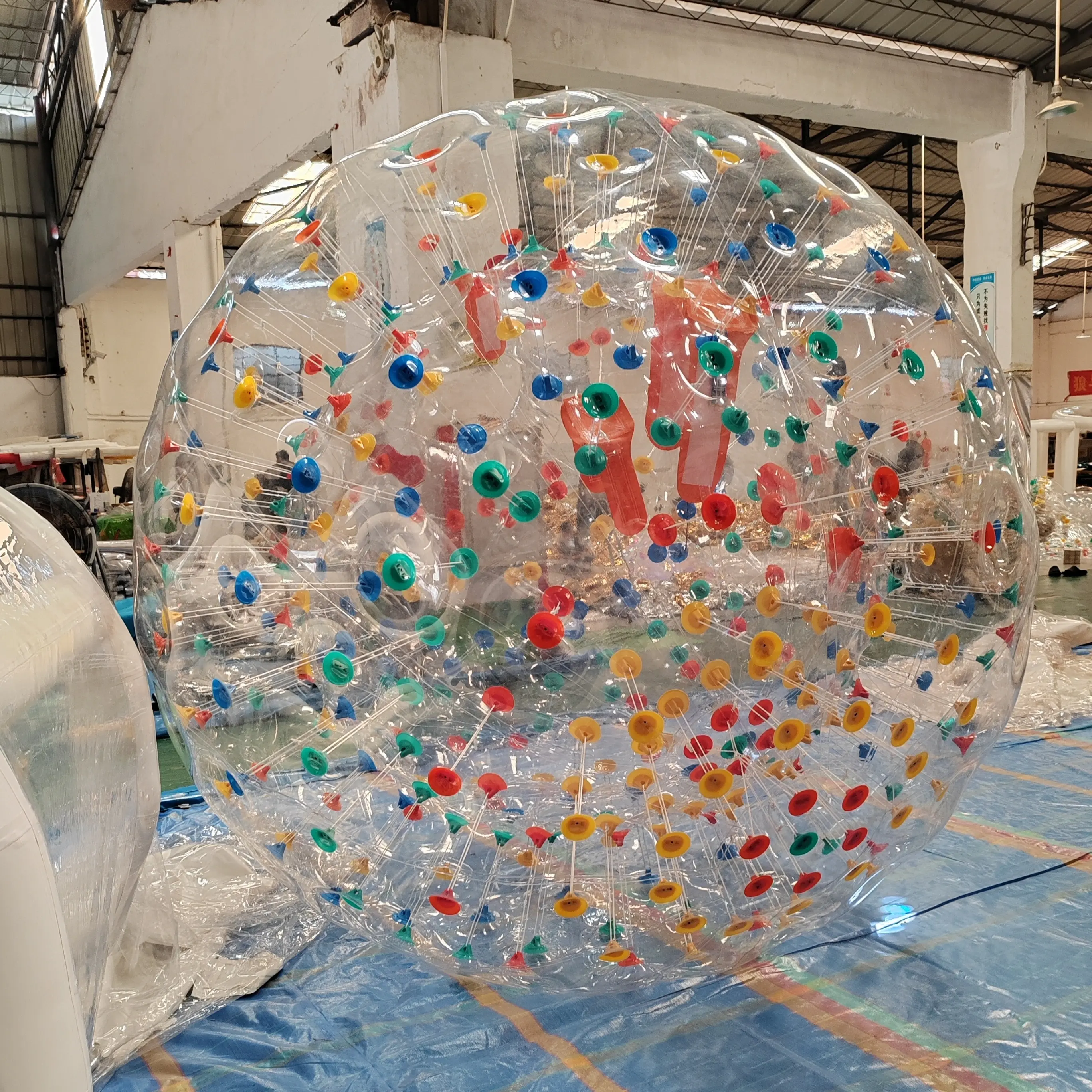 Palla da passeggio per criceto umano gonfiabile in PVC Land Zorb Ball