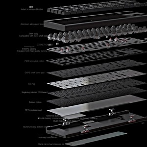 Aluminium Wireless 70keys TKL Mechanical <strong>Keyboard</strong>, 65 Percent Metal <strong>Keyboard</strong> Hot Swappable Custom RGB <strong>Keyboard</strong> for <strong>Mac</strong> Win - Product Image 3