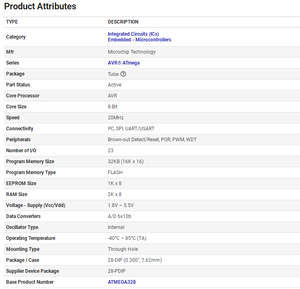 ATMEGA328P Programmier bare Flash-IC-Mikrocontroller-Schaltung DIP28 ATMEGA IC MCU-ATMEGA328P-PU