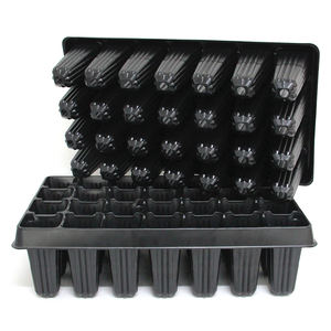 נ. ב. לשימוש חוזר 28 התחלה זרע צמח לגדול מגשי פלסטיק תא התפשטות - Product Image 2