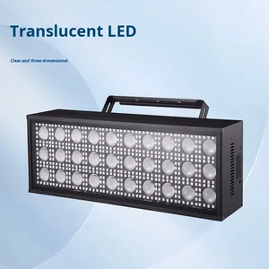30-<strong>LED</strong> RGBW <strong>Thunder</strong> Curtain Strobe Light Matrix Clear Bar KTV Stage Flash Light with DMX512 Control Mode for KTV Bar Atmosphere - Product Image 3