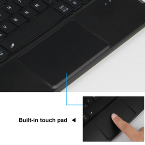Teclado de tableta inalámbrico BT ultrafino español/alemán/francés/japonés/coreano/ruso teclado de tableta táctil retroiluminado Universal - Product Image 4