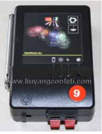 Pyro 20 cues 20-vị trí pháo hoa bắn hệ thống với một điều khiển từ xa và 20 thu cho đám cưới bên sinh nhật - Product Image 6