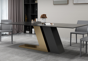 Luxury Nordic Modern Design <strong>Square</strong> <strong>Expandable</strong> Extendable White Mable Dining <strong>Table</strong> and Chair Dining <strong>Table</strong> Set 4 Seater 6 Chairs - Product Image 5