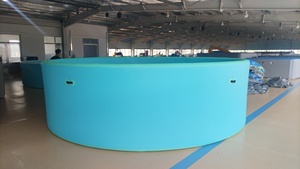 Tùy chỉnh xách tay PVC nước hồ bơi đôi tường thả khâu VảI Hồ bơi cho người lớn và trẻ em - Product Image 2