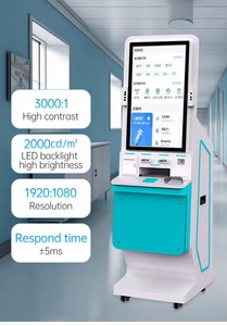 Tự dịch vụ thanh toán thiết bị đầu cuối tiền mặt đăng ký <span class=keywords><strong>kiosk</strong></span> với 32/43 inch màn hình cảm ứng SDK kích hoạt A4 Scanner - Product Image 4