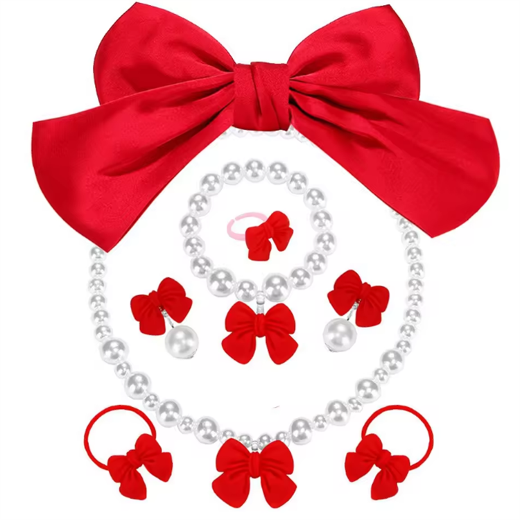 Set di collane con fermaglio per capelli