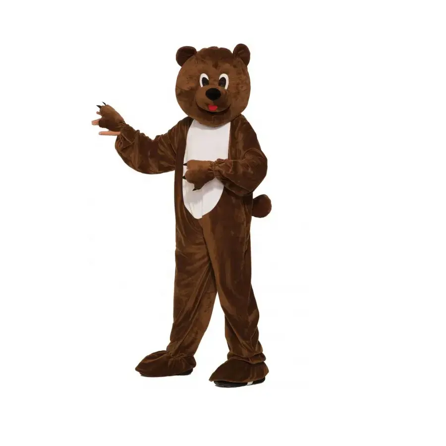 Diseño personalizado mascota fabricante OEM suave felpa mascota disfraz oso realista animal dibujos animados personaje mascota disfraces
