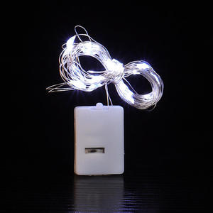 <span class=keywords><strong>LED</strong></span>マルチカラー銅線フェアリーストリングライト1M 2M 3MDIYモデリングデコレーションミニホワイトボックスボタンバッテリーストリングライト - Product Image 4