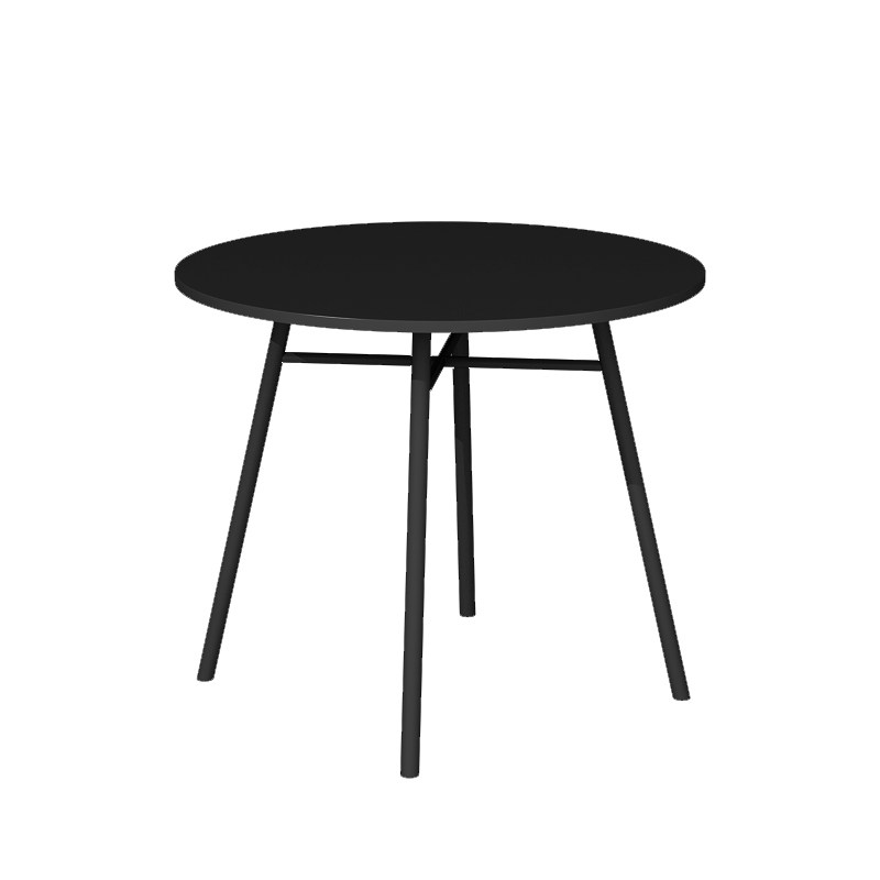 Table ronde noire