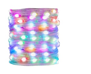 2024新デザイン装飾ライトRGB + IC LEDストリングライト5V10メートルリモコンLEDストリングライト - Product Image 1
