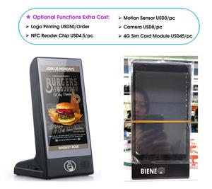 Новый Wi-Fi Android CMS удаленно управляемый стол ЖК-рекламный плеер сенсорный экран все в одном планшет цифровая реклама - Product Image 6