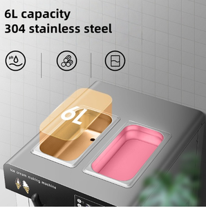 110V/220V thương mại 1 hương vị sữa chua mềm phục vụ máy làm kem tự động máy ăn nhẹ bảng Top Ice Cream <span class=keywords><strong>Maker</strong></span> để bán - Product Image 2