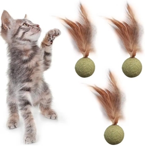 Natural <strong>Catnip</strong> Compressed Cat Mint Toys to Satisfy Cat Chew Ball <strong>Catnip</strong> Toy - Product Image 1