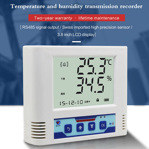 Wall Montado Rs485 Temperatura Data Logger Lcd Temp & rh Sistema De Monitoramento Remoto