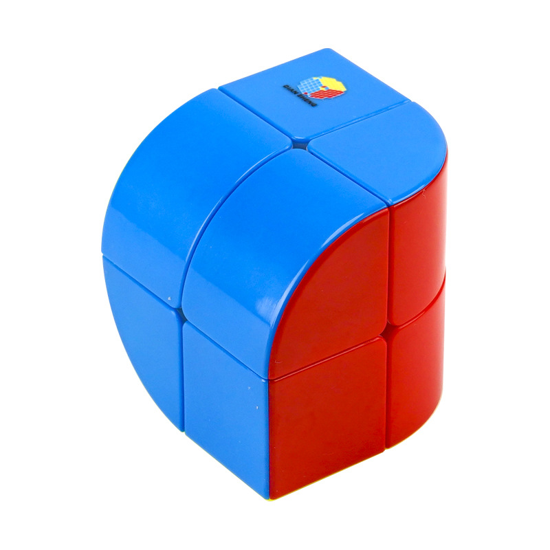 Point-filled second-order trihedron - colored