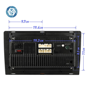 Phổ 9-inch IPS màn hình 2 DIN Car DVD player Android Stereo với wifi FM GPS & đảo ngược máy ảnh Bảng điều khiển vị trí - Product Image 5