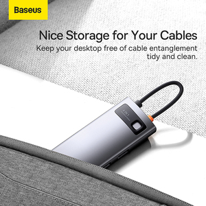 Baseus USB C HUB Type-C to H-DM-I Compatible USB 3.0 <strong>Adapter</strong> 4 <strong>5</strong> 6 7 <strong>8</strong> 9 in 1 Type-C HUB Dock for MacBook Pro Air USB C Splitter - Product Image 5