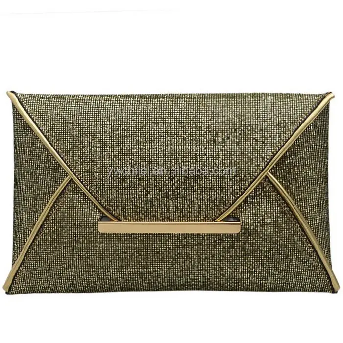 Femmes paillettes grande enveloppe pochette sac à main formel bal mariage sac de soirée