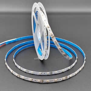 WS2812 WS2815 S-Type 5V 12V Адресуемая RGB полноцветная светодиодная лента 7 мм PCB 60 светодиодов/m IP20 DIY рекламная этикетка для рекламы - Product Image 5