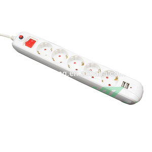 New French extension electrical <span class=keywords><strong>trailing</strong></span> <span class=keywords><strong>socket</strong></span> with switch