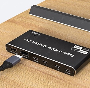 HDMI2.0 8k type-c kvm交换机2*1适用于苹果电脑手机共享鼠标键盘显示器 - Product Image 3