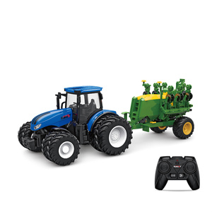 Yüksek standart CH 2.4G 1/24 Land tesviye kamyon modeli Diecast traktör RC tarla makinesi çocuklar için - Product Image 6
