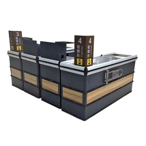 零售店现金结帐台柜台收银台desh可调普通超市柜台 - Product Image 2
