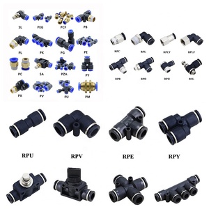 CHDLT Y Type Brass Push Fit Plumbing Fitting <strong>PW</strong> Series air <strong>Tube</strong> Fitting